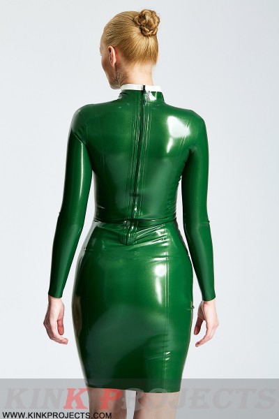 'Militaire' Long-sleeved Dress