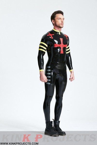 Male 'Crossway' Front Zip Catsuit 