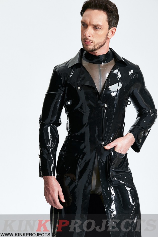 Male Three-quarter Length Trench Coat Male Three-quarter Length Trench Coat