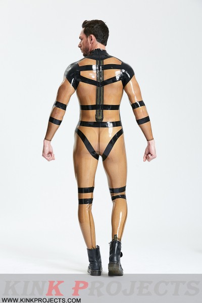 Male 'Harnessed' Translucent Catsuit-modification