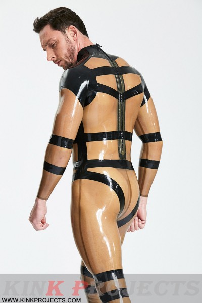 Male 'Harnessed' Translucent Catsuit-modification