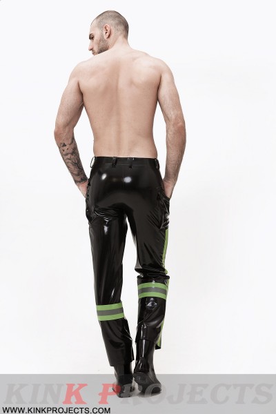 Male 'Emergency' Latex Uniform Pants