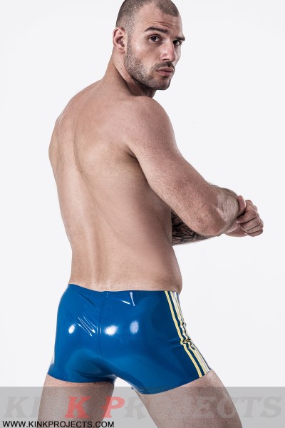 Male Triple Stripe Swim Trunks