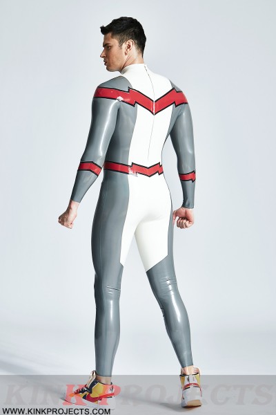 Male 'Firebolt' Back Zipper Catsuit