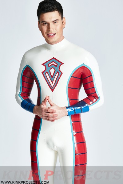 Male 'Diamond Duke' Back Zipper Catsuit