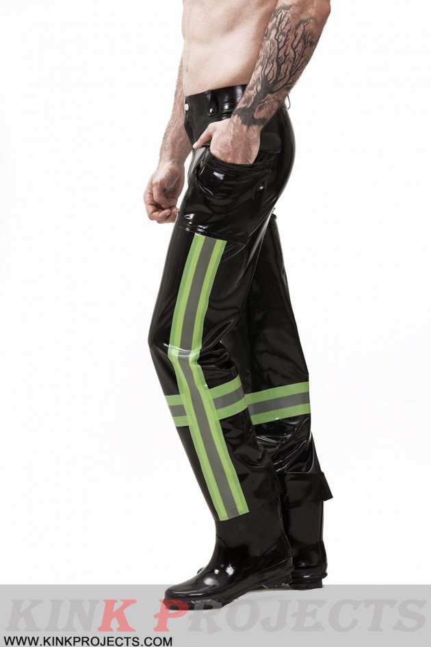 Male 'Emergency' Latex Uniform Pants Male 'Emergency' Latex Uniform Pants