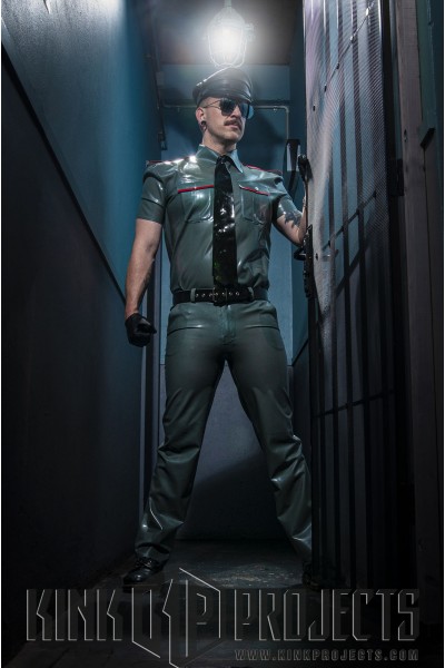 Male Short Sleeves Military Uniform Shirt 