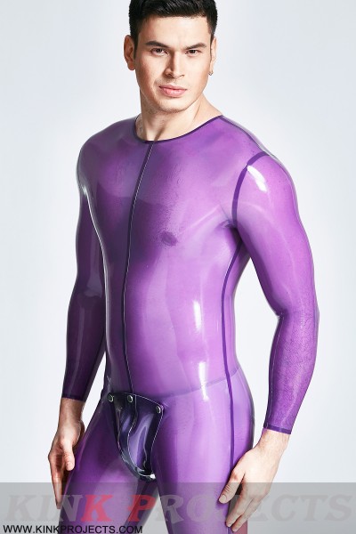 Male Codpiece Neck Entry Catsuit 
